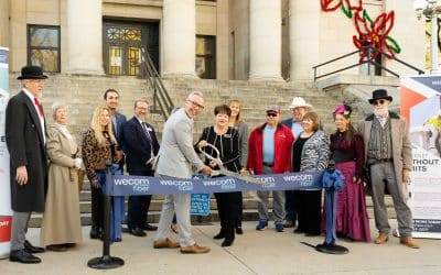 high-speed, fiber broadband coming to prescott as community leaders and wecom officials celebrate beginning of construction